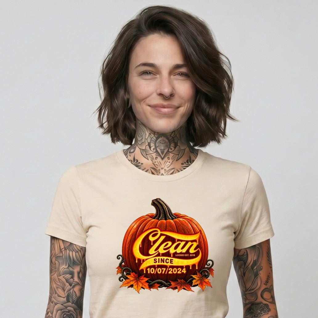 Clean T Shirt | Women's Clean Since Pumpkin