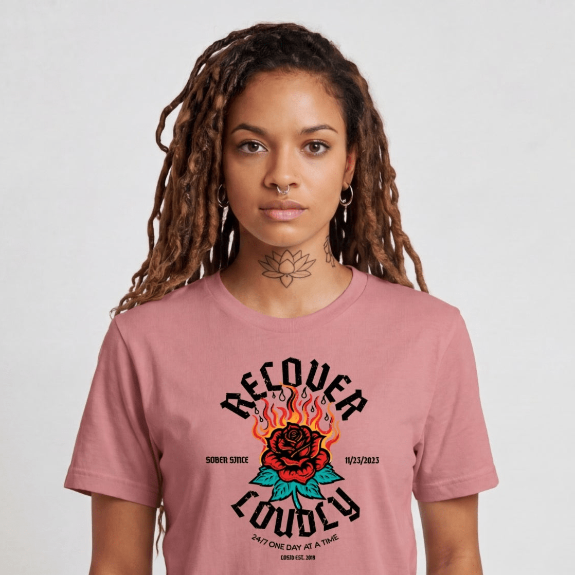 Sober T Shirt | Women's Recover Loudly