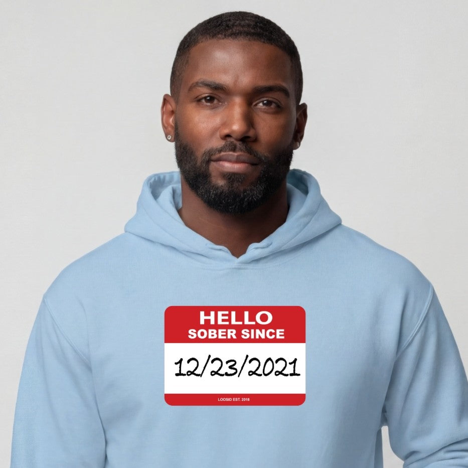 Recover Hoodie | Men's Hello Sober Since