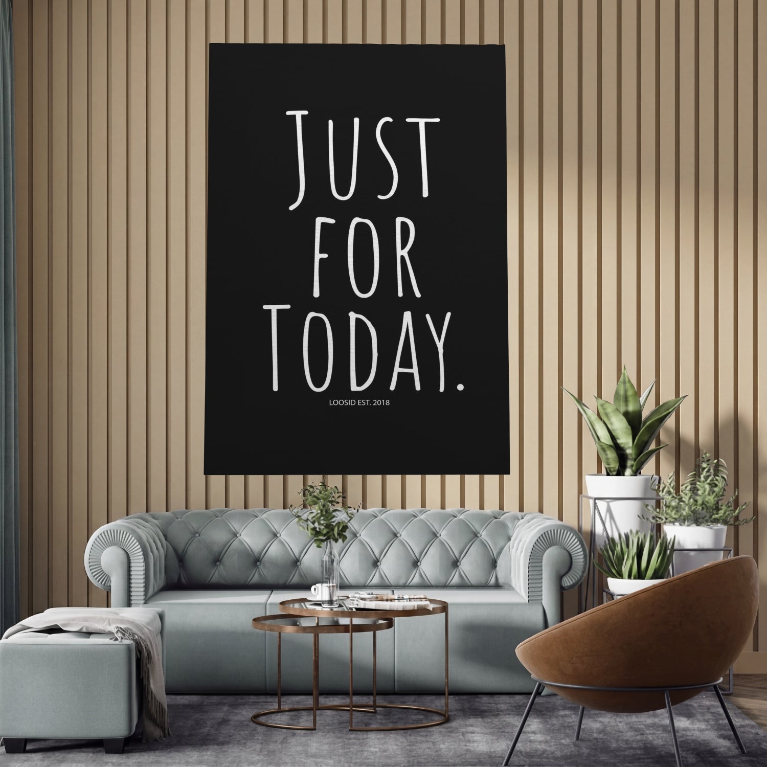 Sobriety Art | Just For Today Canvas Wall Art