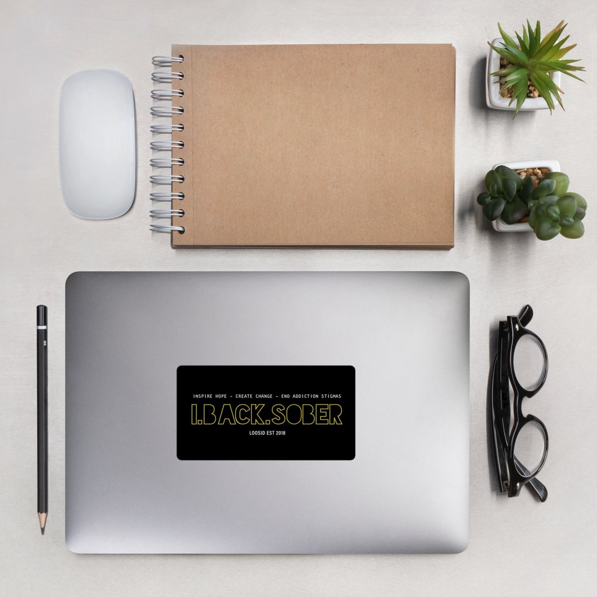 I Back Sober stickers