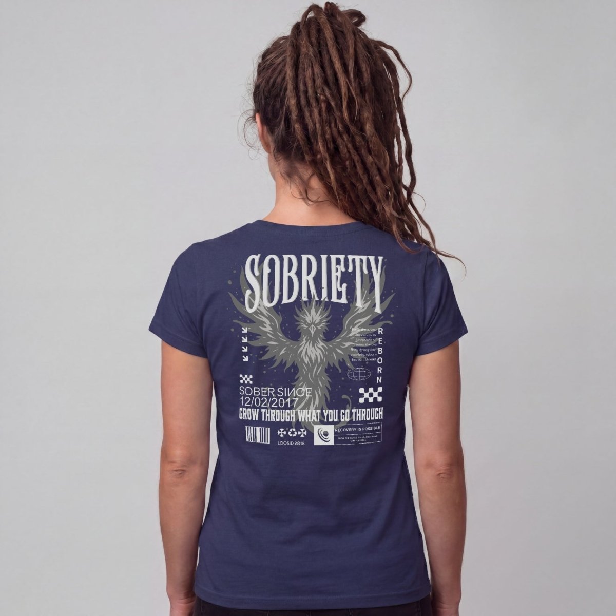 Sober T Shirt | Women's Phoenix Sobriety Reborn Limited-Edition