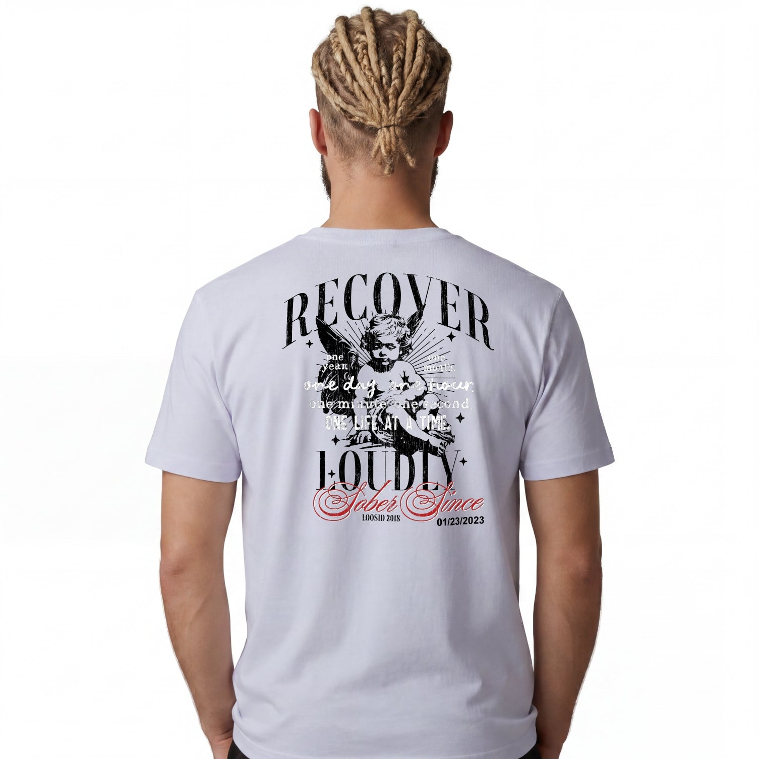 Recover Loudly Limited-Edition T-Shirt with Recovery Date