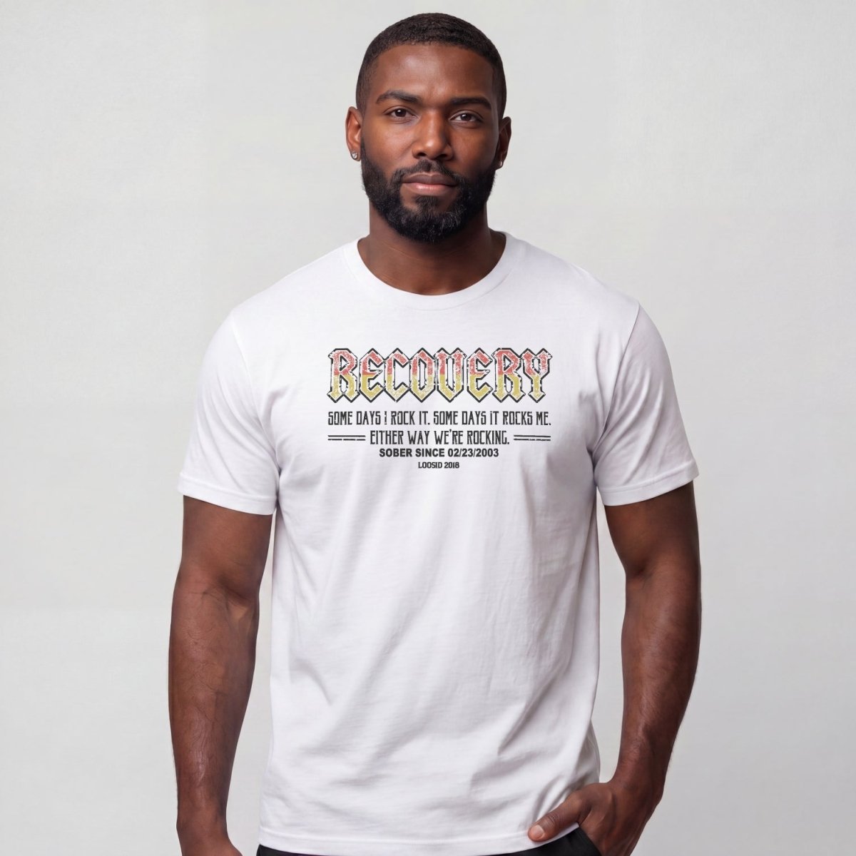 Sober T-Shirt | Men's Recovery Rock Tee