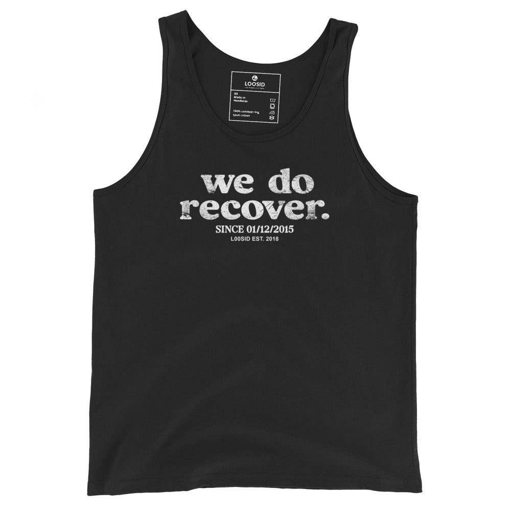 We Do Recover Sober Tank Top lifestyle view (view 5)