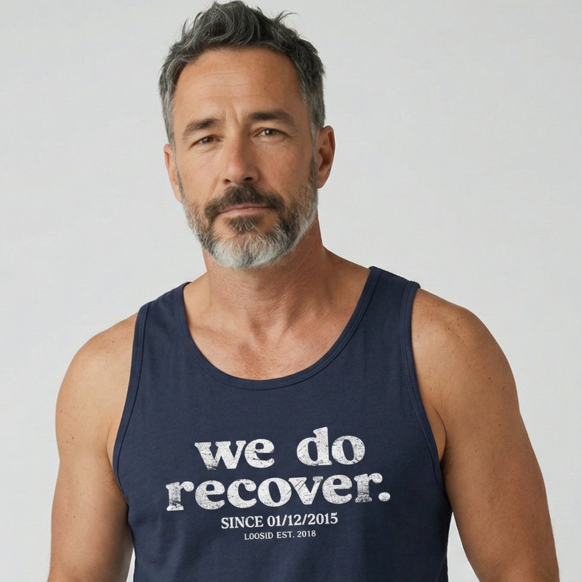 We Do Recover Sober Tank Top fit detail (view 9)