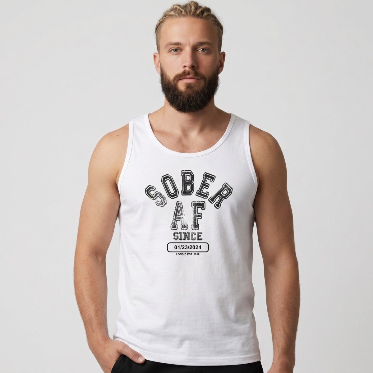 Sober AF Sober Tank Top fit detail (view 19)