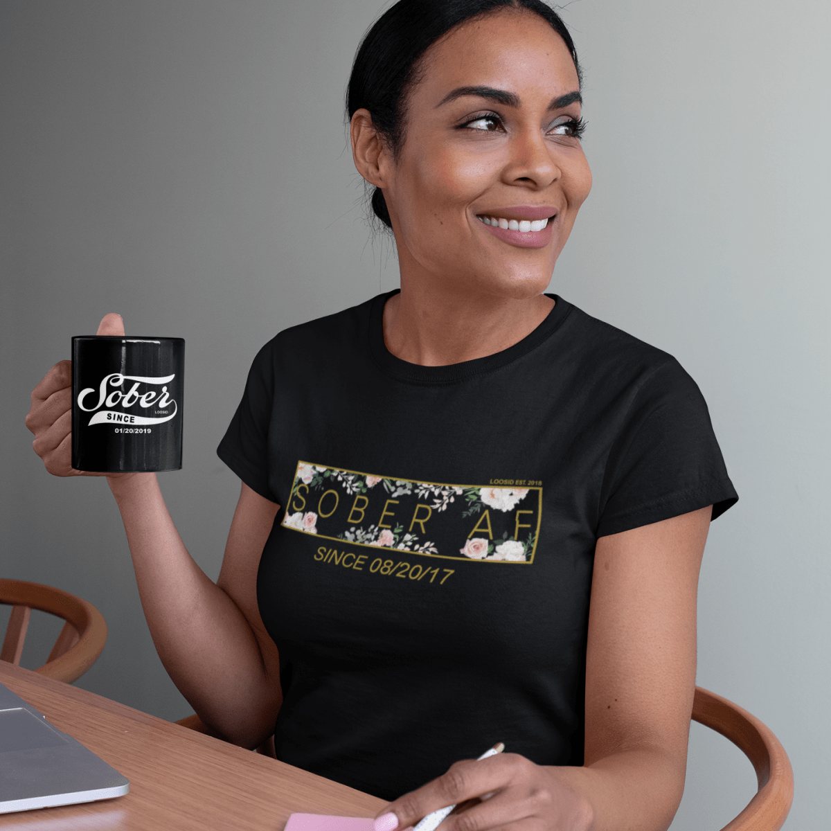 inspiring sobriety gift layout