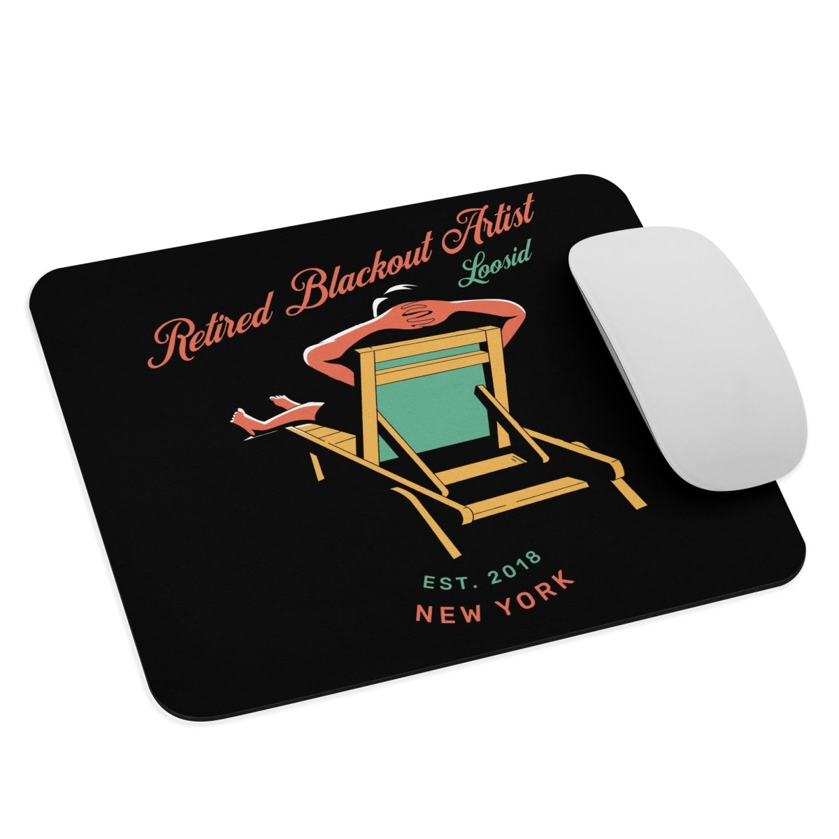 Retired Blackout Artist Mouse Pad