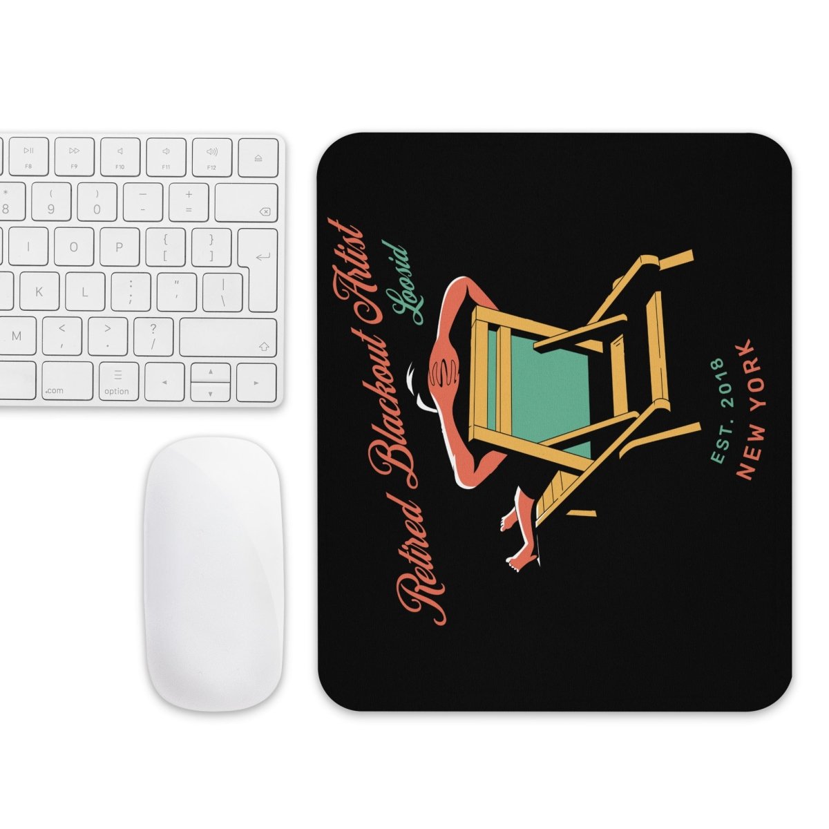 Retired Blackout Artist Mouse Pad