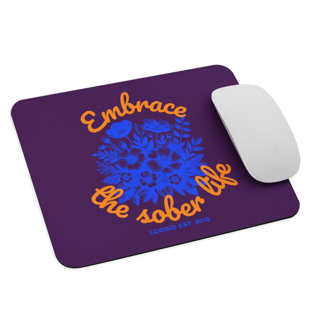 Embrace Sobriety Recovery Mouse Pad graphic detail (view 4)