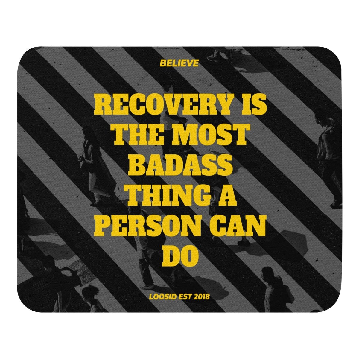 Recovery Bdass Recovery Mouse Pad graphic detail (view 4)