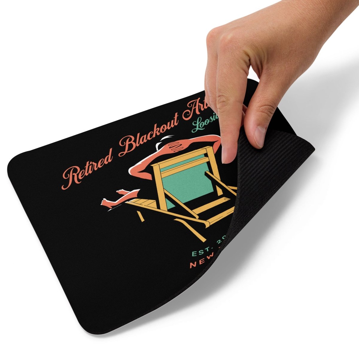 Retired Blackout Artist Mouse Pad