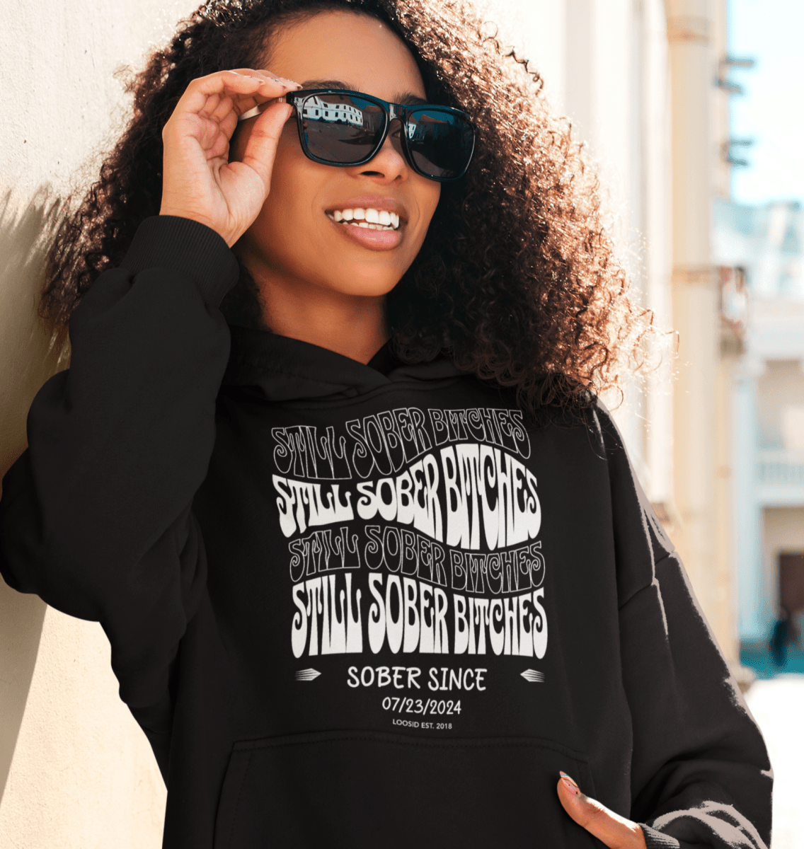 Recovery Hoodie | Still Sober-B Custom Sobriety Date Sweatshirt