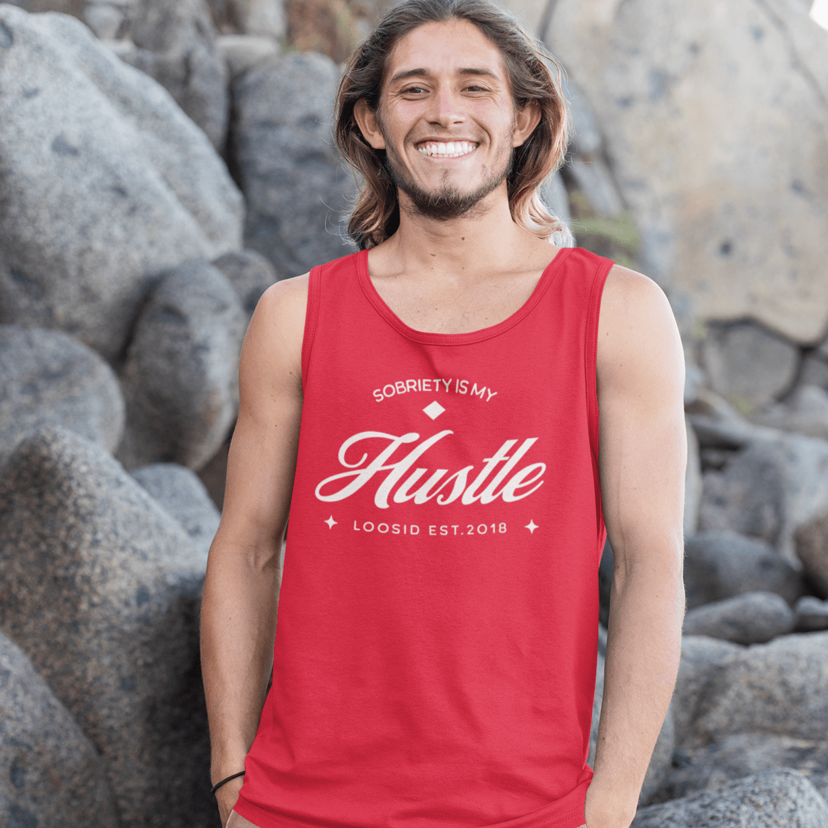 Sobriety is My Hustle Men's Tank Top