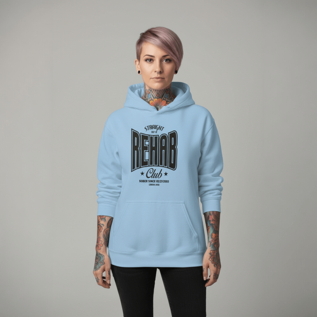 Recovery Hoodie | Rehab Unisex Hoodie with Personalized Date