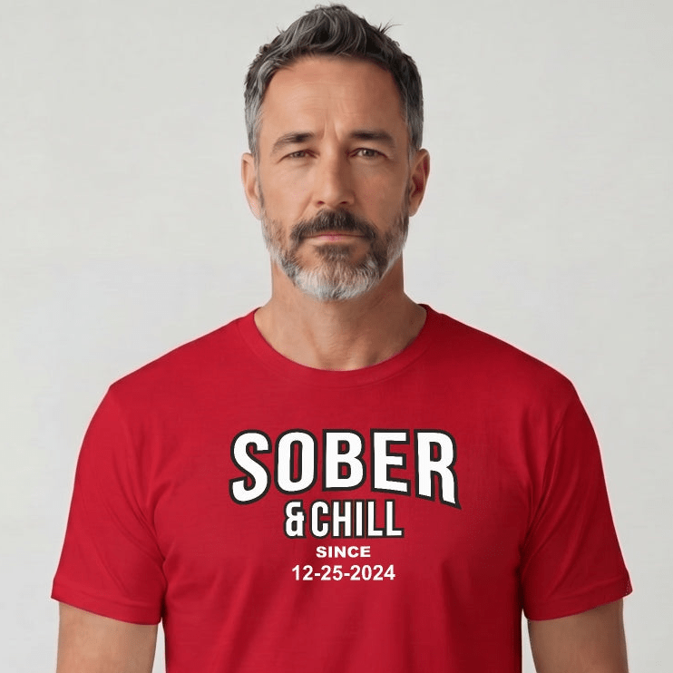 Sober T Shirt | Men's Sober and Chill Tee