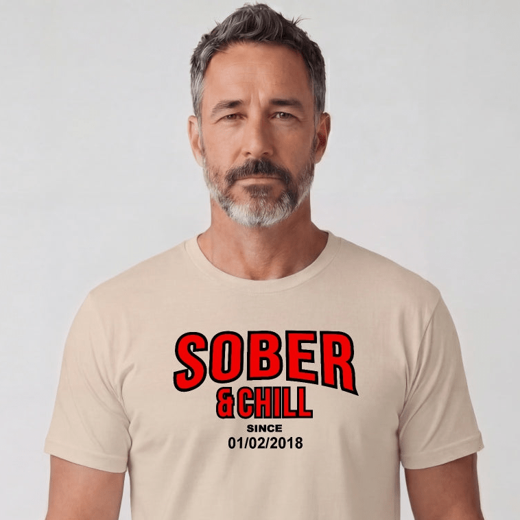 Sober T Shirt | Men's Sober and Chill Tee