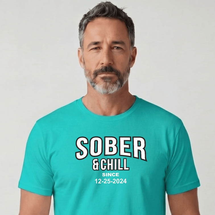 Sober T Shirt | Men's Sober and Chill Tee