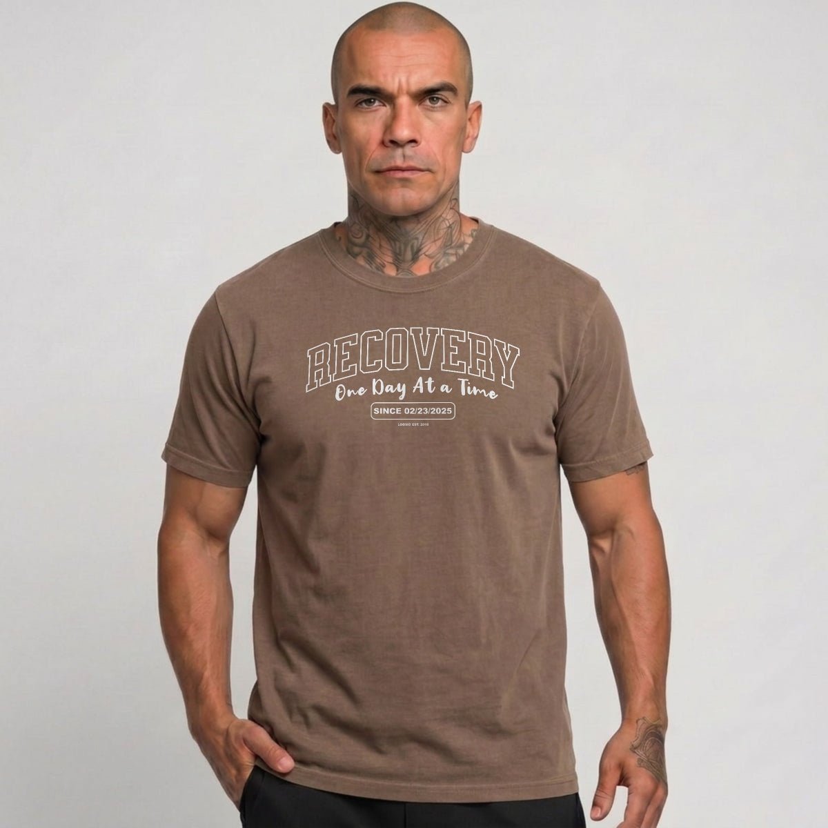 Recovery Looks Good On You Unisex garment-dyed heavyweight Sober T Shirt