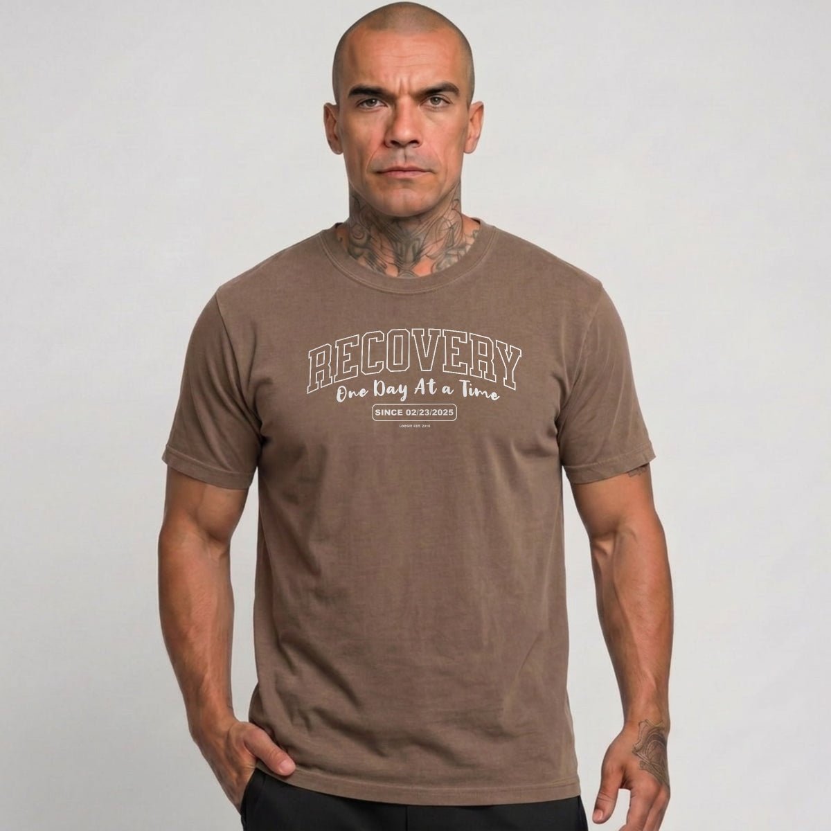 Recovery Looks Good On You Unisex garment-dyed heavyweight Sober T Shirt