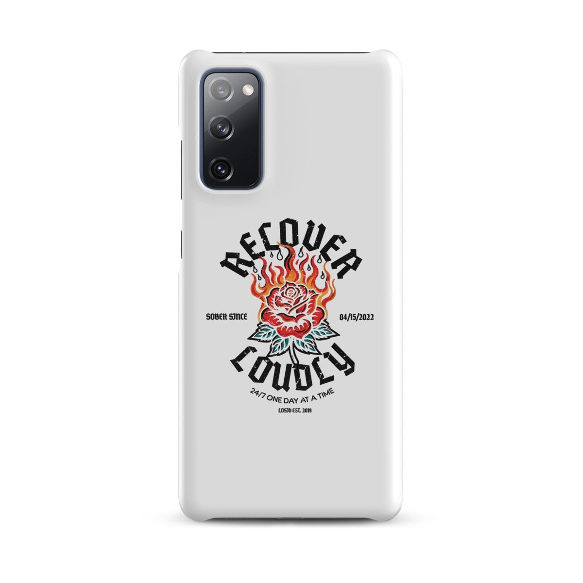 Recover Loudly Snap Recovery Phone Case side view (view 6)
