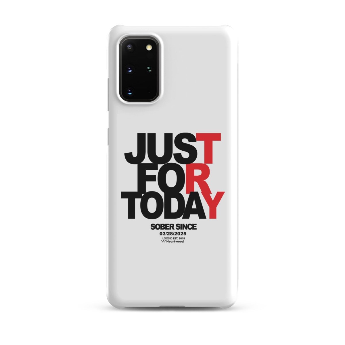 Just For Today Snap Recovery Phone Case side view (view 6)