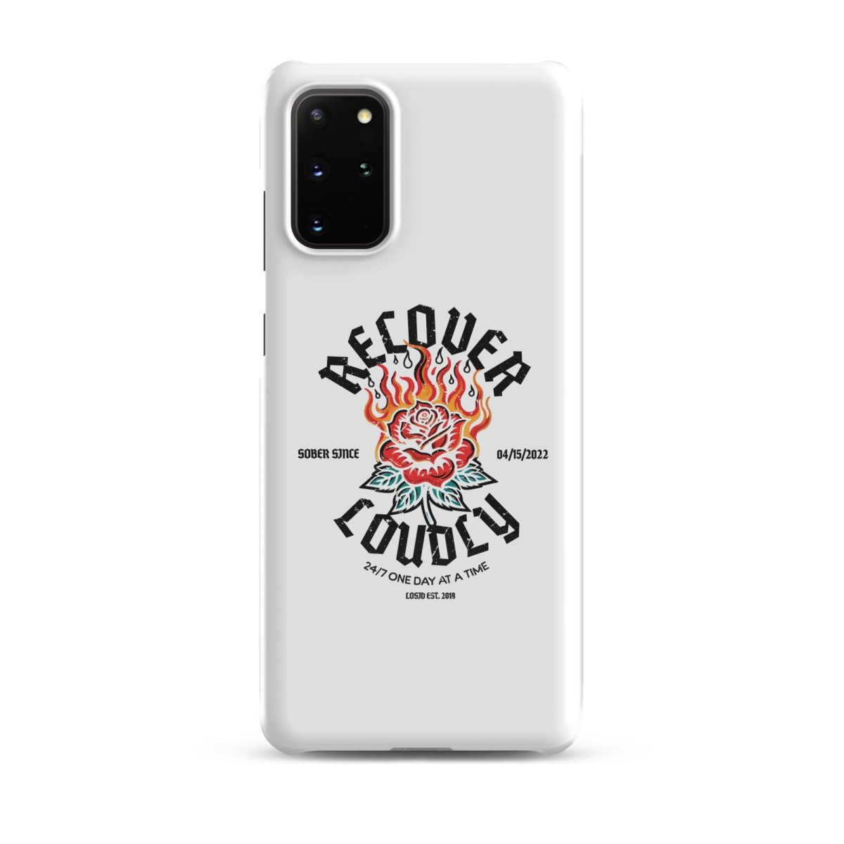 Recover Loudly Snap Recovery Phone Case back view (view 7)