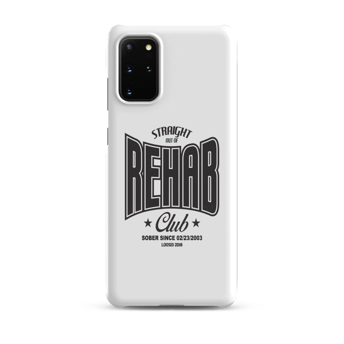 Straight Out of Rehab Snap Recovery Phone Case side view (view 6)