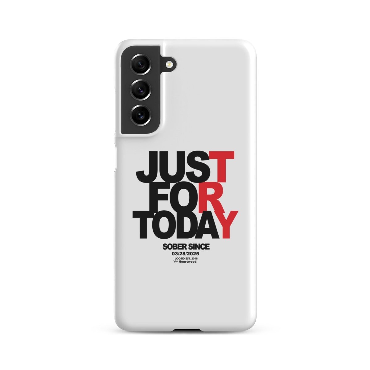 Just For Today Snap Recovery Phone Case featuring the design (view 11)