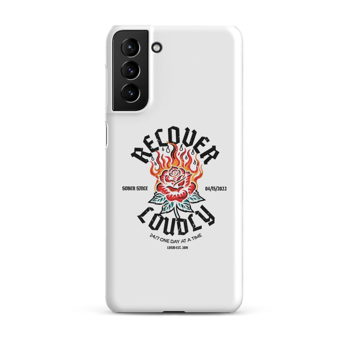 Recover Loudly Snap Recovery Phone Case product photo (view 10)