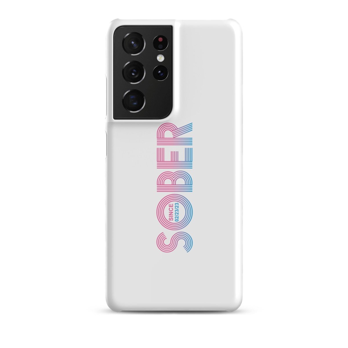 Sober Since Snap Recovery Phone Case featuring the design (view 11)