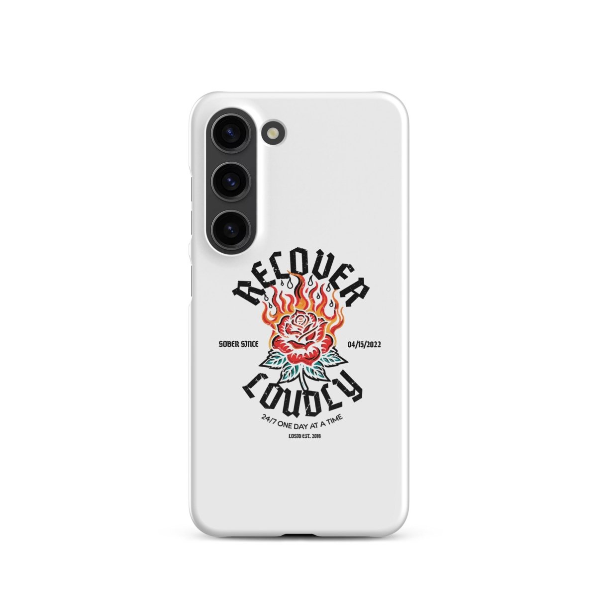 Recover Loudly Snap Recovery Phone Case side view (view 16)