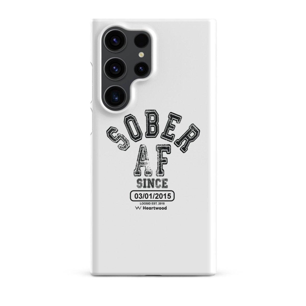 Sober AF Snap Recovery Phone Case back view (view 17)