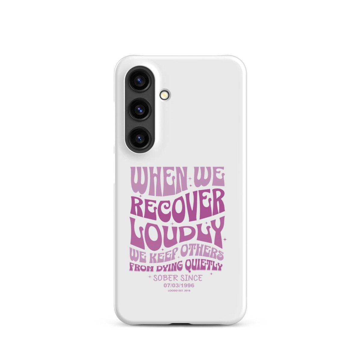 When we recover loudly Snap Recovery Phone Case packaging detail (view 18)