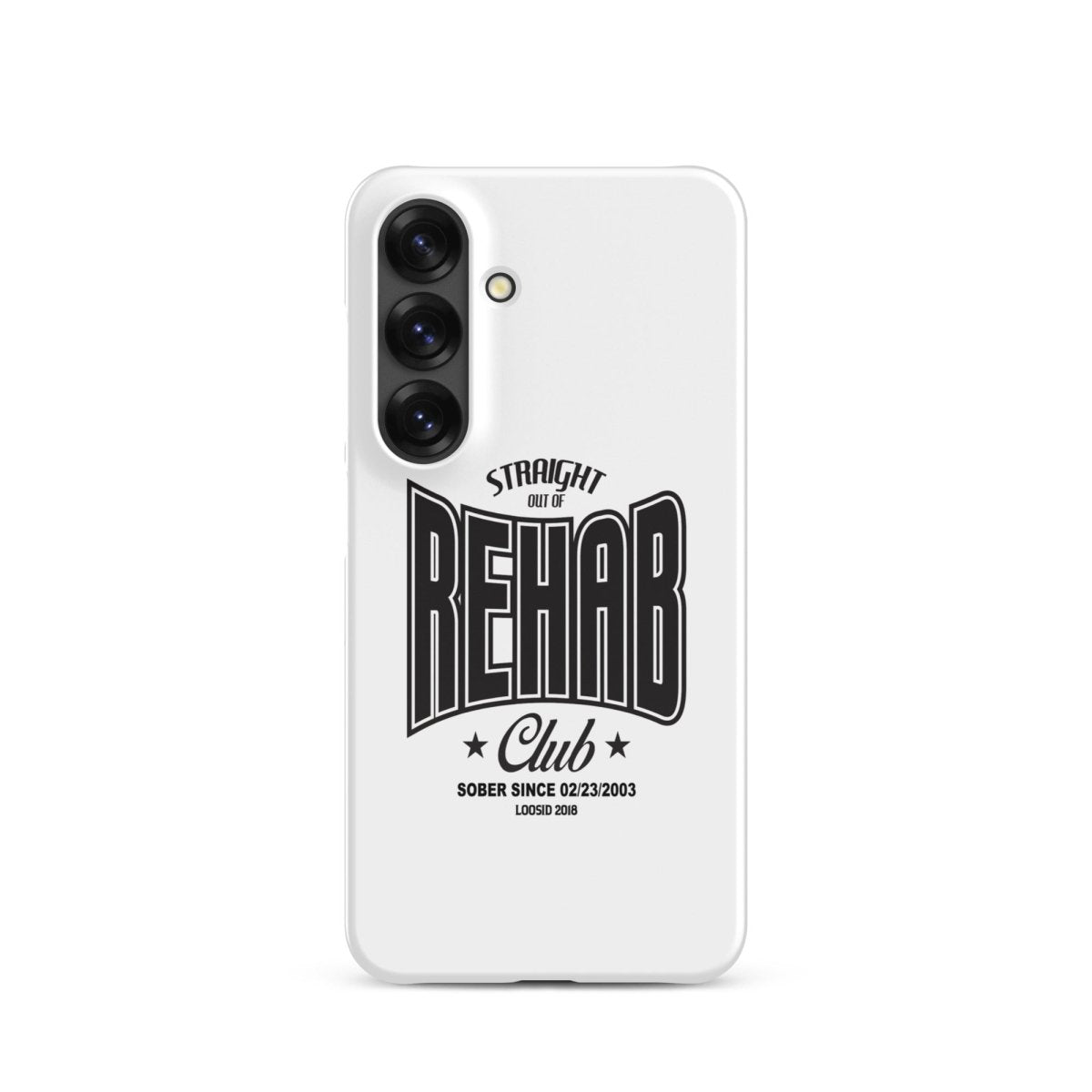 Straight Out of Rehab Snap Recovery Phone Case featuring the design (view 21)
