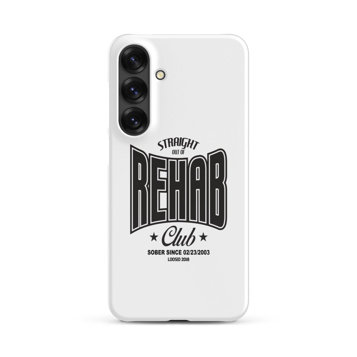 Straight Out of Rehab Snap Recovery Phone Case close-up view (view 22)