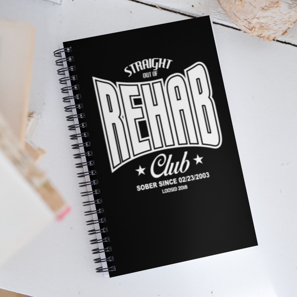 Outta Of Journal w/ Personalized Sobriety Date