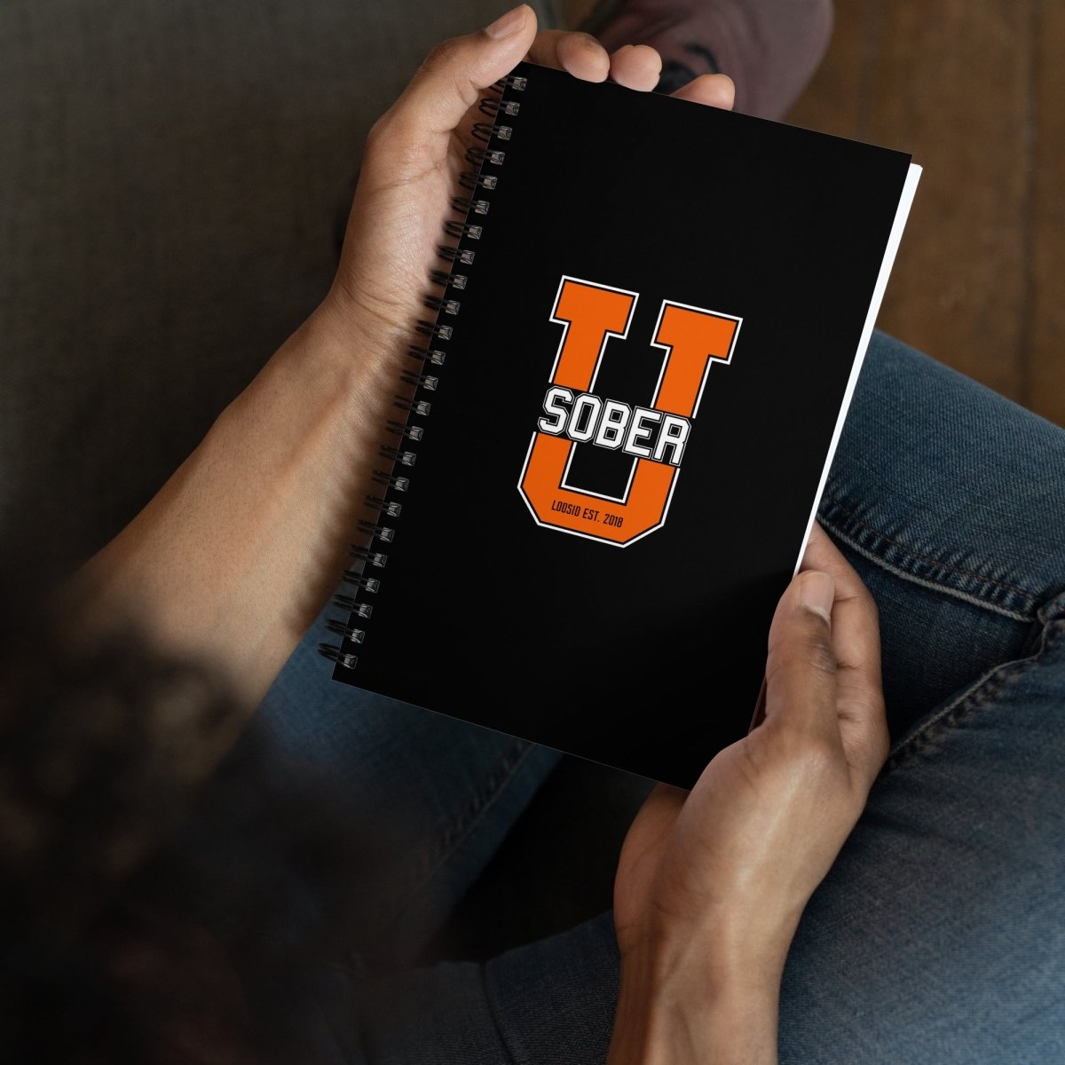 Sober University Spiral notebook