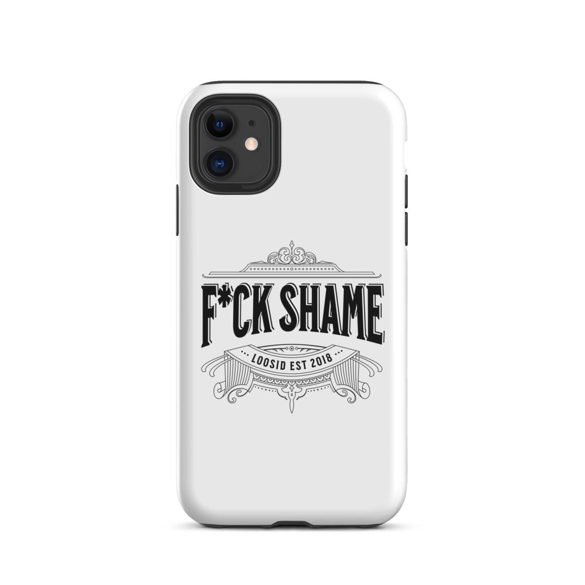 F*ck Shame Recovery Phone Case close-up view (view 2)