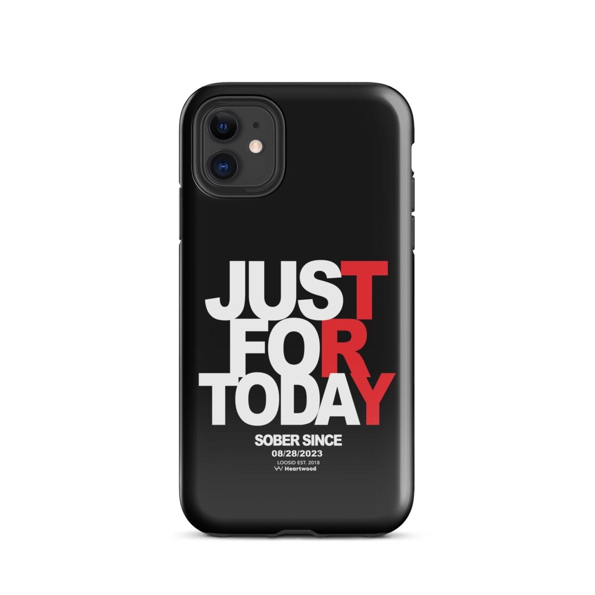 Loosid Just For Today Recovery Phone Case featuring the design