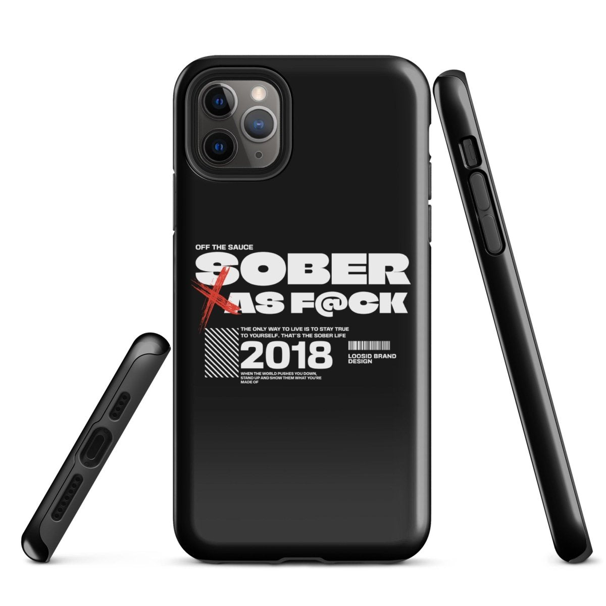 Sober As F*ck Recovery Phone Case graphic detail (view 4)