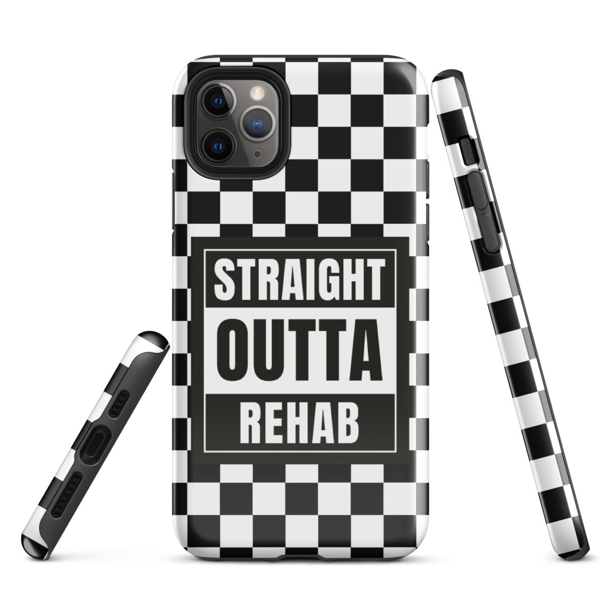 Straight outta of Rehab Recovery Phone Case graphic detail (view 4)