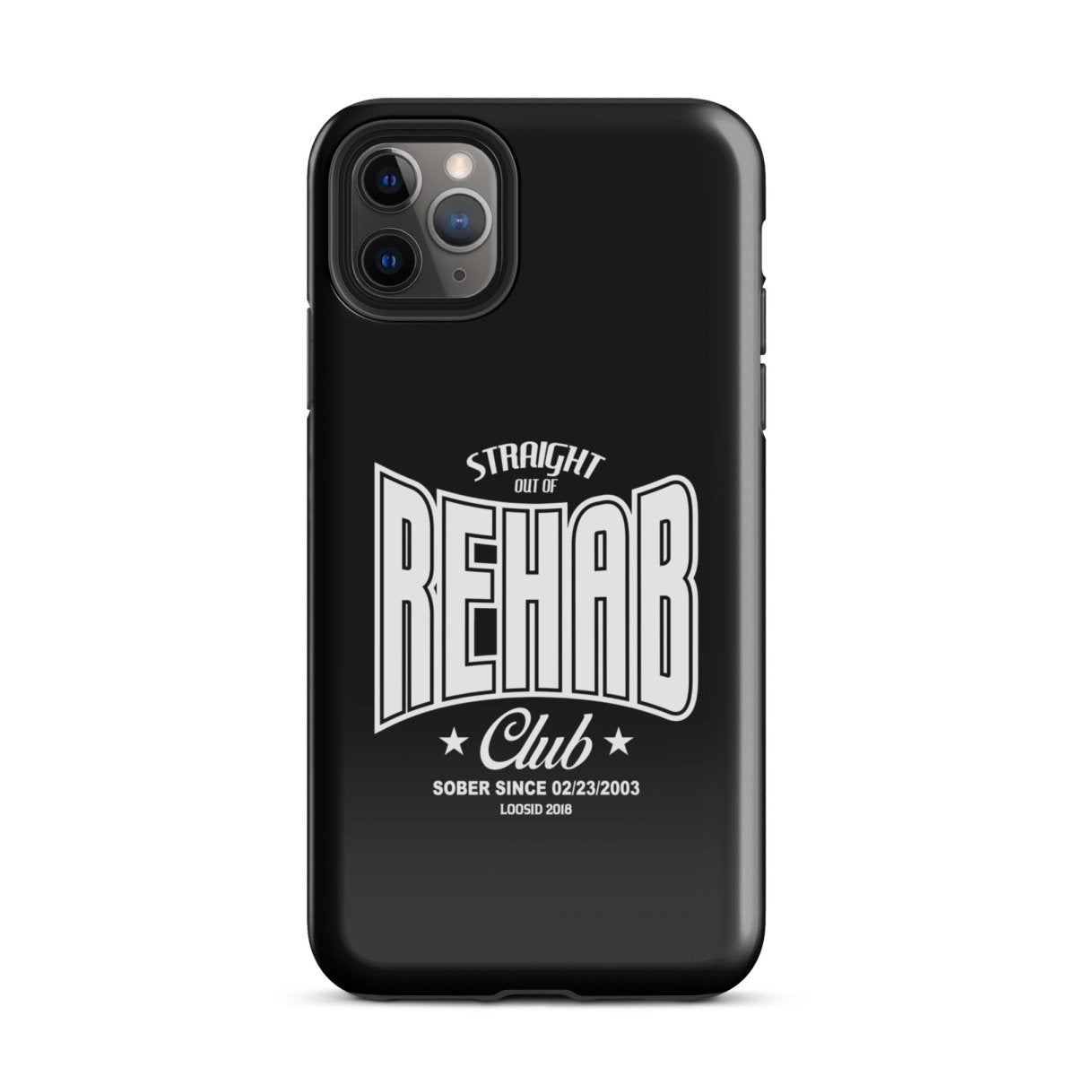 Straight Out of Rehab Recovery Phone Case graphic detail (view 4)