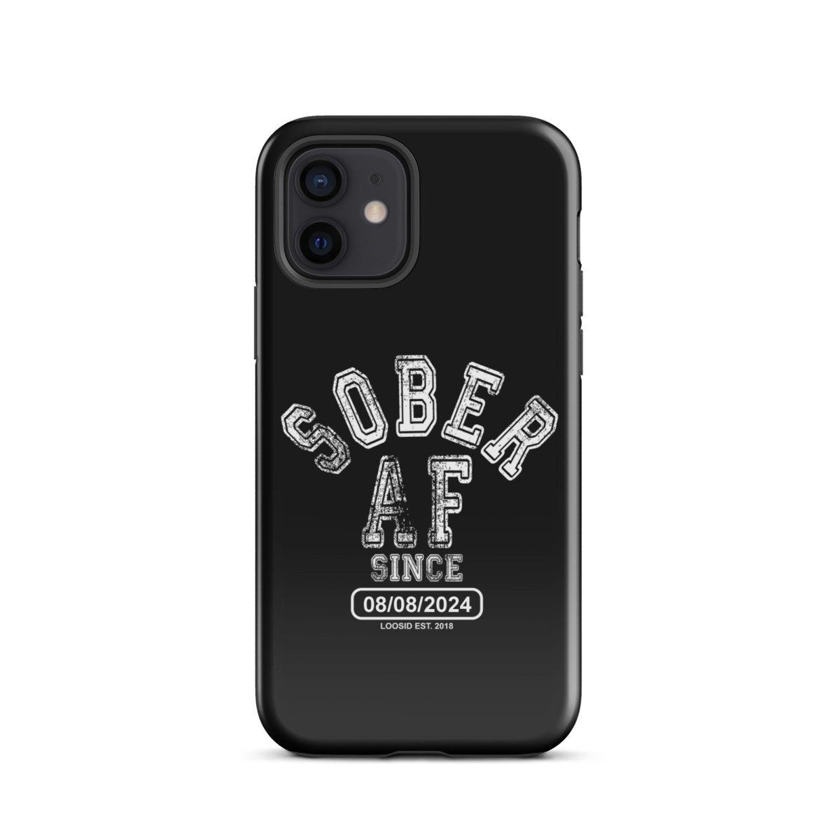 Sober AF Recovery Phone Case side view (view 6)