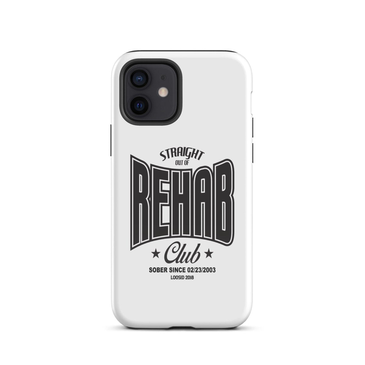 Straight Out of Rehab Recovery Phone Case lifestyle view (view 5)