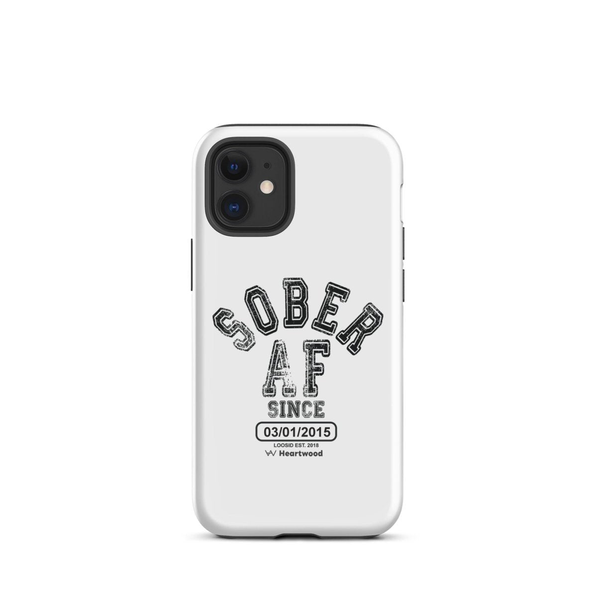 Sober AF Recovery Phone Case graphic detail (view 4)