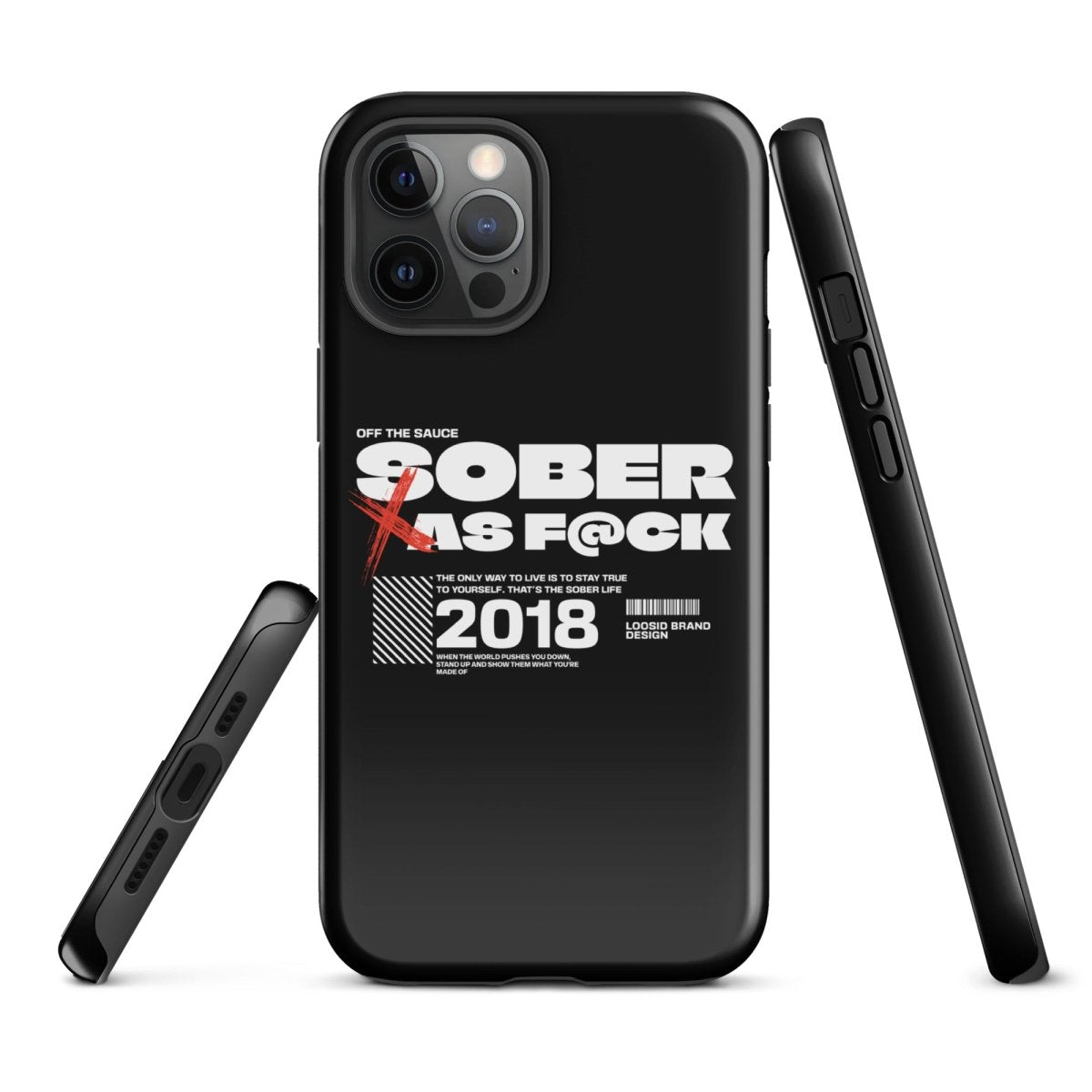 Sober As F*ck Tough Case for iPhone®