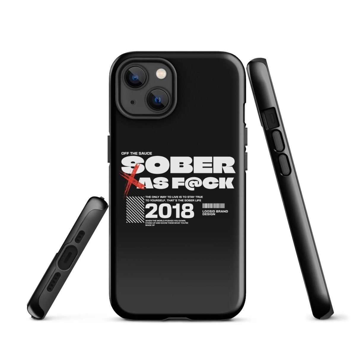 Sober As F*ck Recovery Phone Case product photo (view 10)