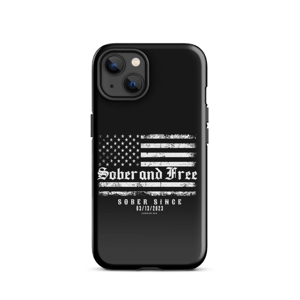Sober and Free Recovery Phone Case product photo (view 10)